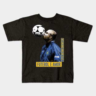 Futebol e' amor Kids T-Shirt